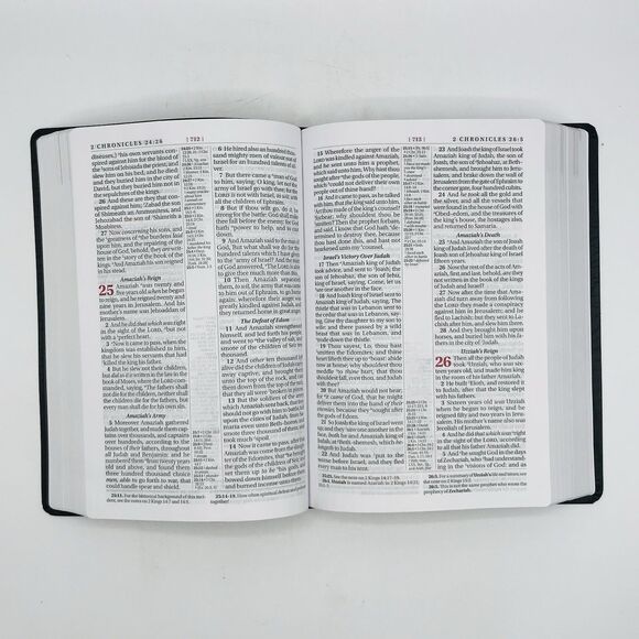 King James Study Bible 2nd Ed Bonded Leather Black Thomas Nelson BRAND NEW - Picture 8 of 10